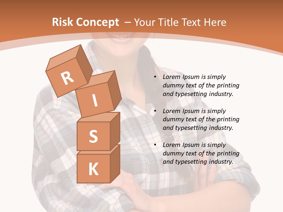 Business Smile Workman PowerPoint Template