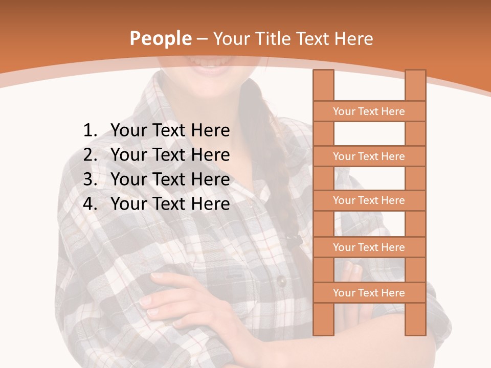 Business Smile Workman PowerPoint Template