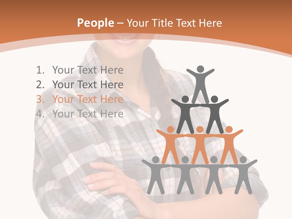 Business Smile Workman PowerPoint Template