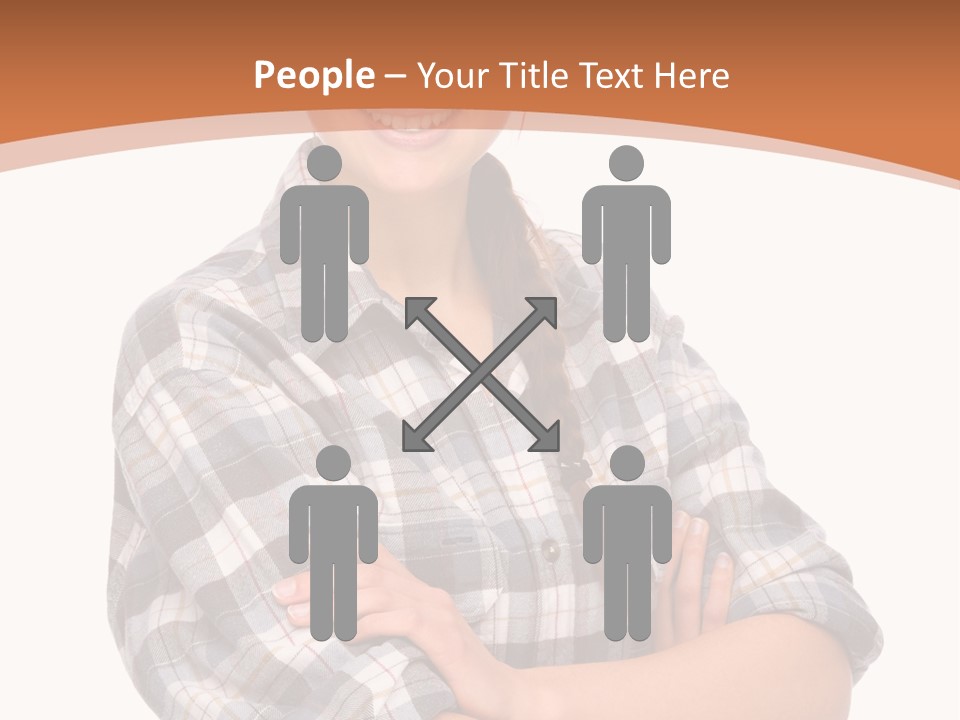 Business Smile Workman PowerPoint Template