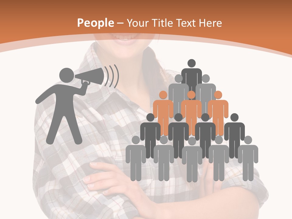 Business Smile Workman PowerPoint Template