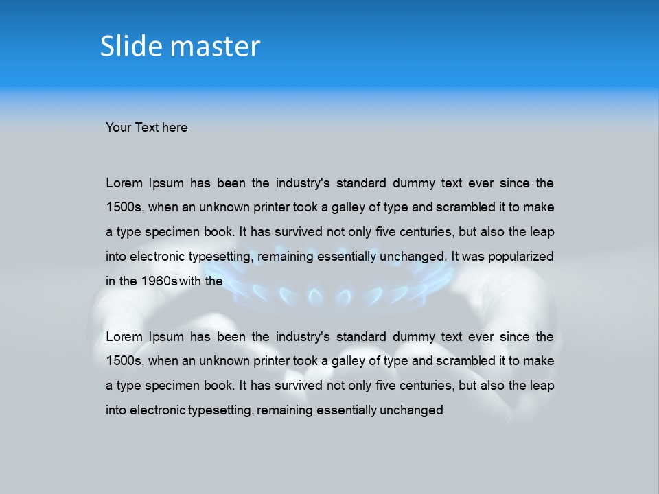 Power Fossil Heat PowerPoint Template