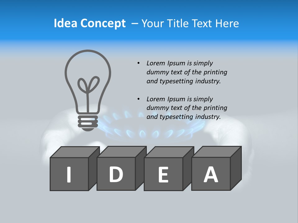 Power Fossil Heat PowerPoint Template
