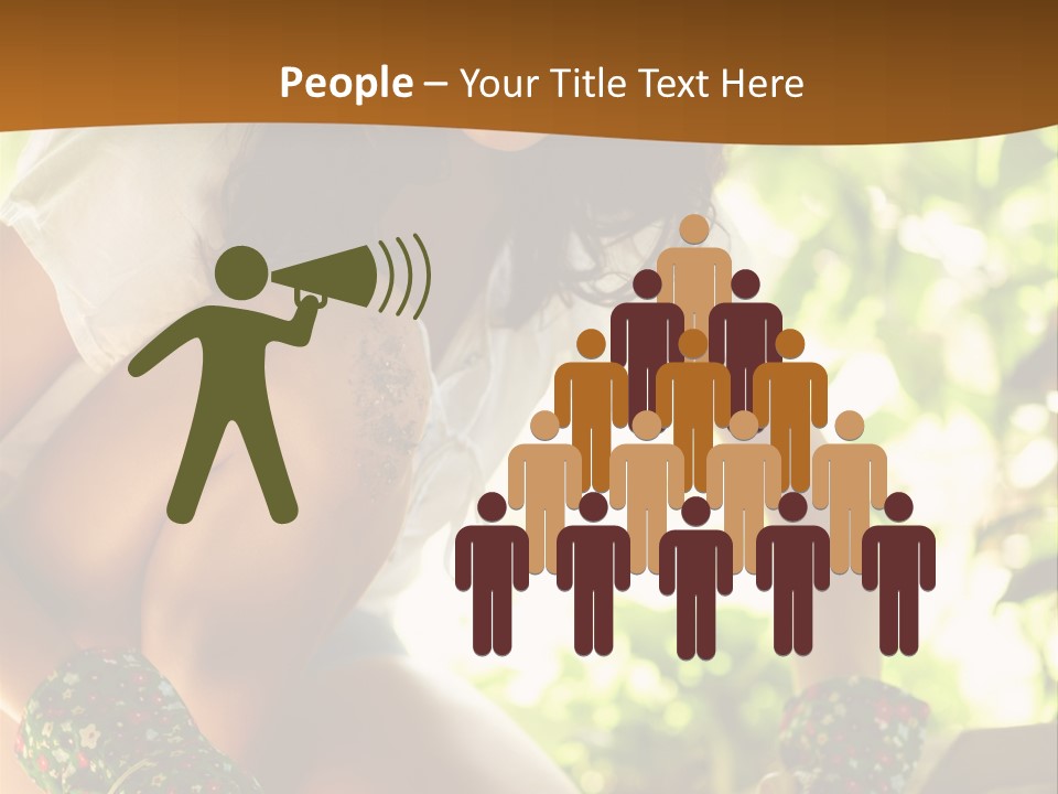 Writing Corporation People PowerPoint Template