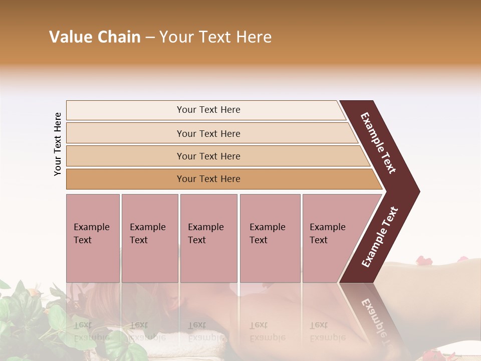 Blond Relaxing Body PowerPoint Template