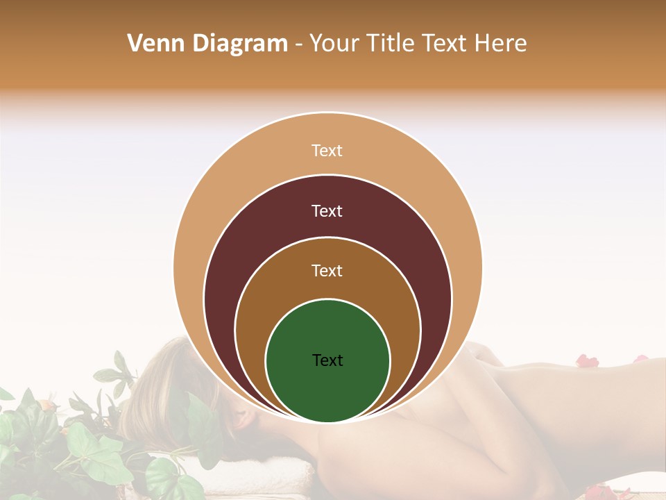 Blond Relaxing Body PowerPoint Template