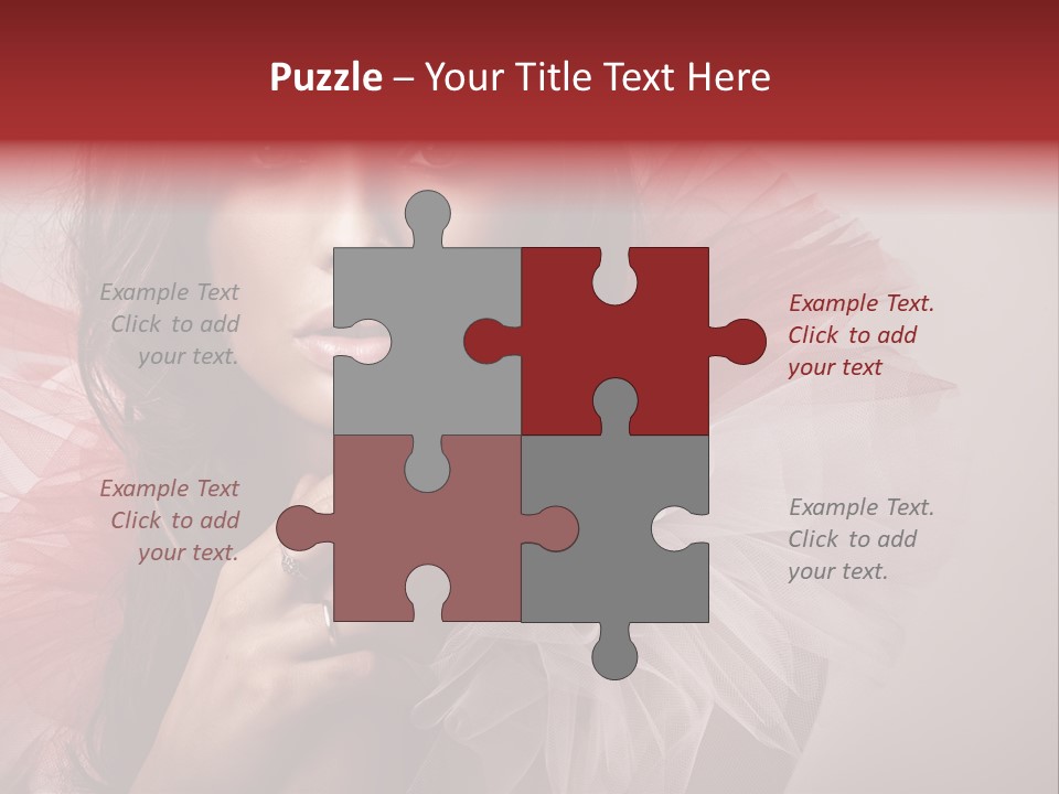 Brunette Beautiful Glamour PowerPoint Template