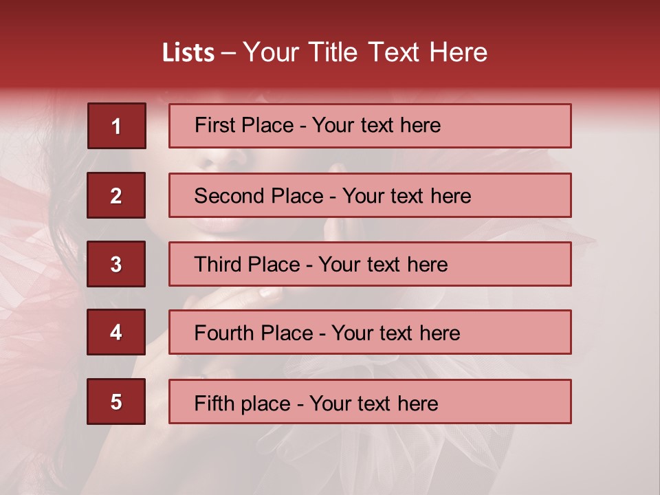 Brunette Beautiful Glamour PowerPoint Template