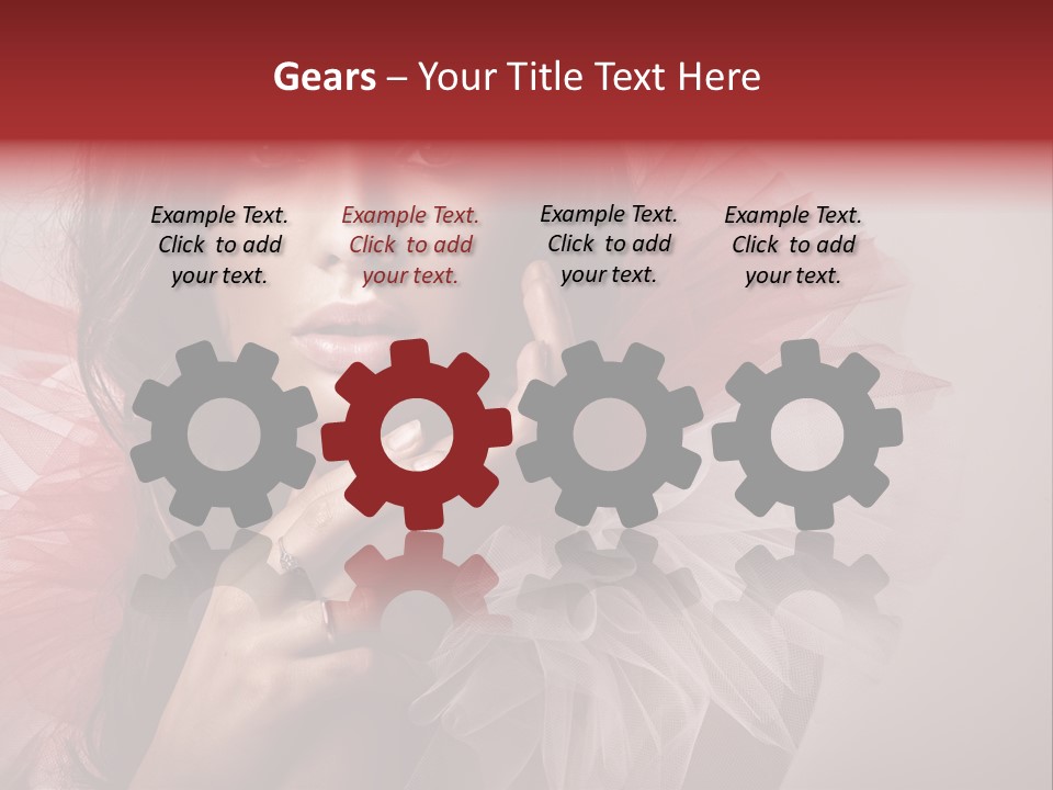 Brunette Beautiful Glamour PowerPoint Template