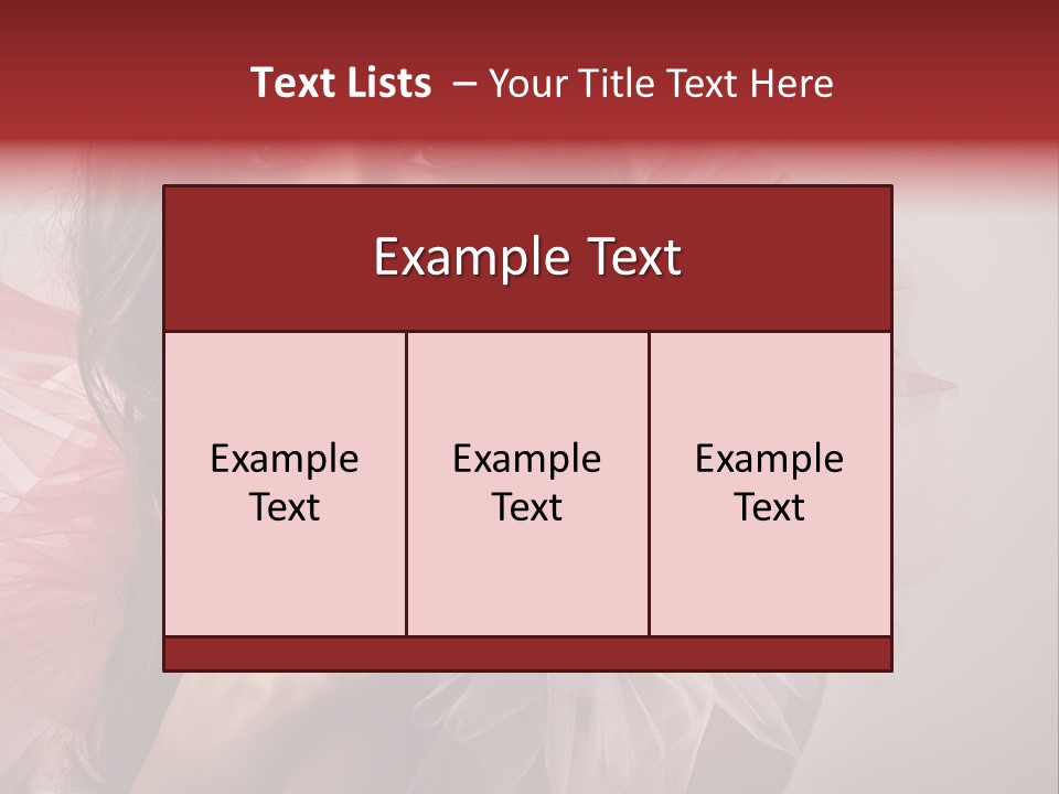 Brunette Beautiful Glamour PowerPoint Template