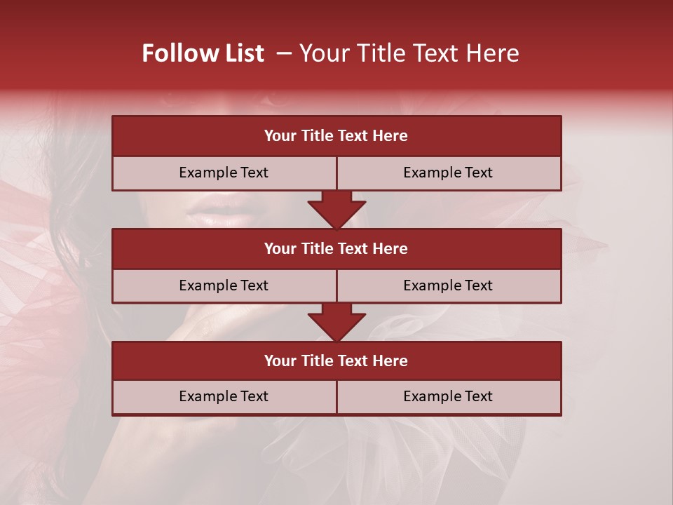 Brunette Beautiful Glamour PowerPoint Template