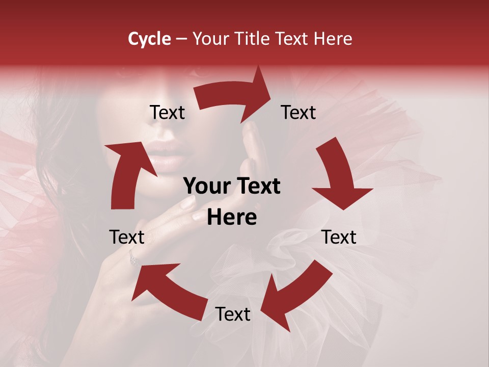 Brunette Beautiful Glamour PowerPoint Template