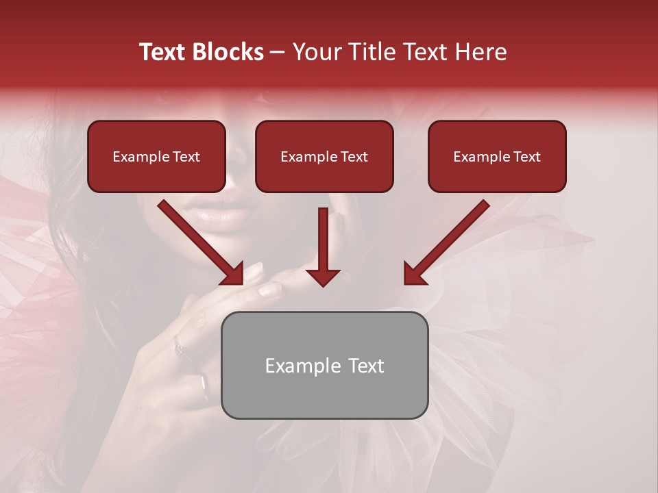 Brunette Beautiful Glamour PowerPoint Template