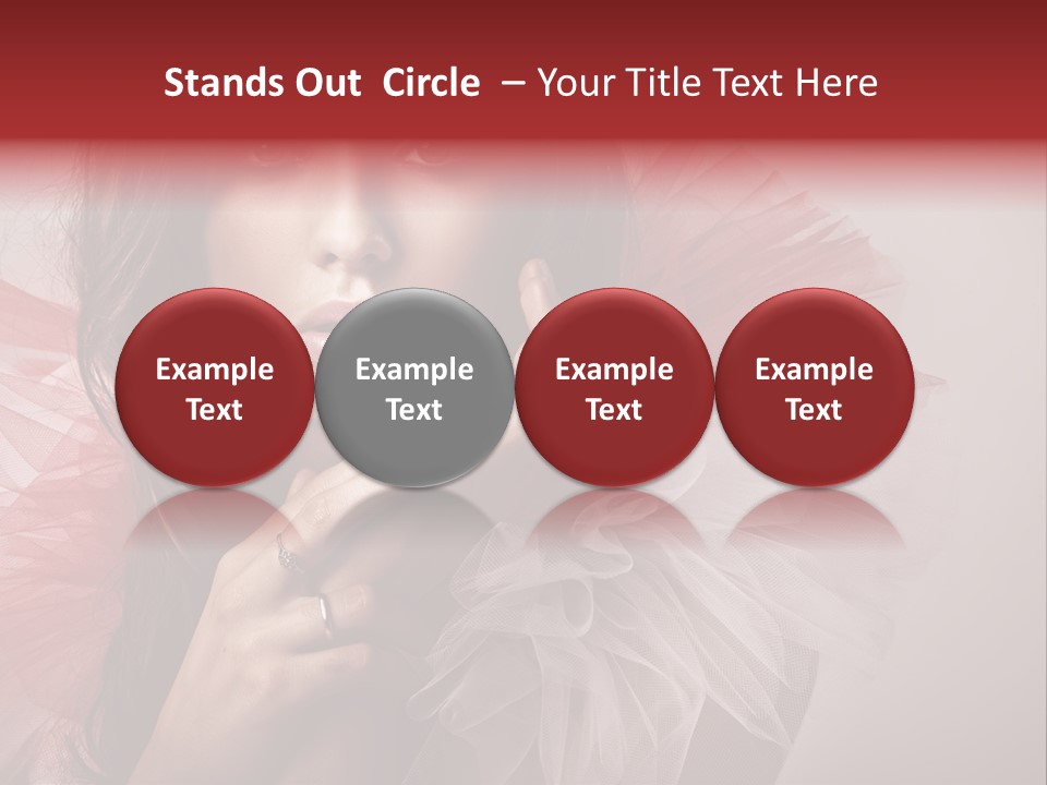 Brunette Beautiful Glamour PowerPoint Template