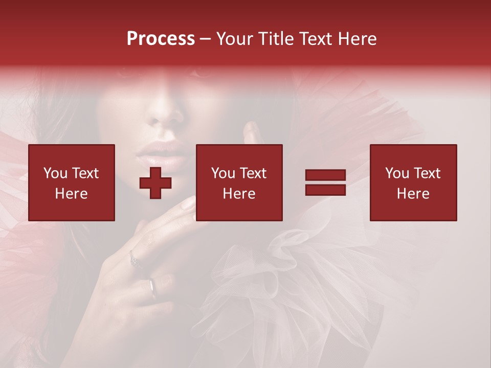 Brunette Beautiful Glamour PowerPoint Template