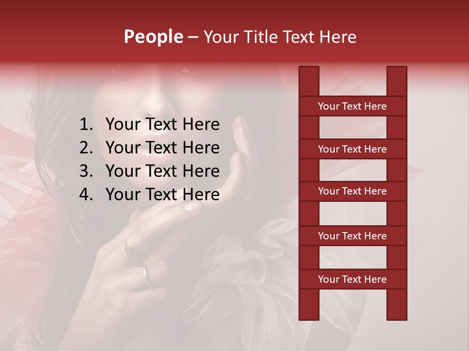 Brunette Beautiful Glamour PowerPoint Template