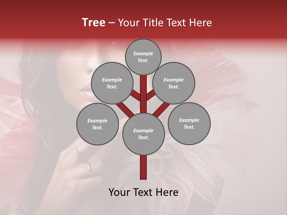 Brunette Beautiful Glamour PowerPoint Template