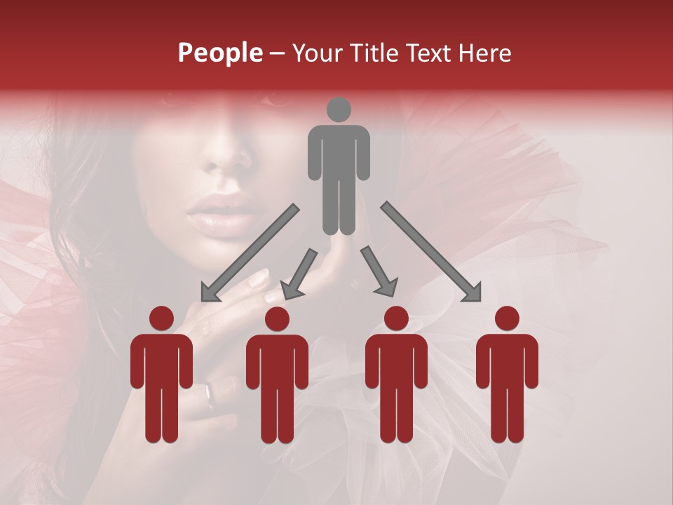 Brunette Beautiful Glamour PowerPoint Template