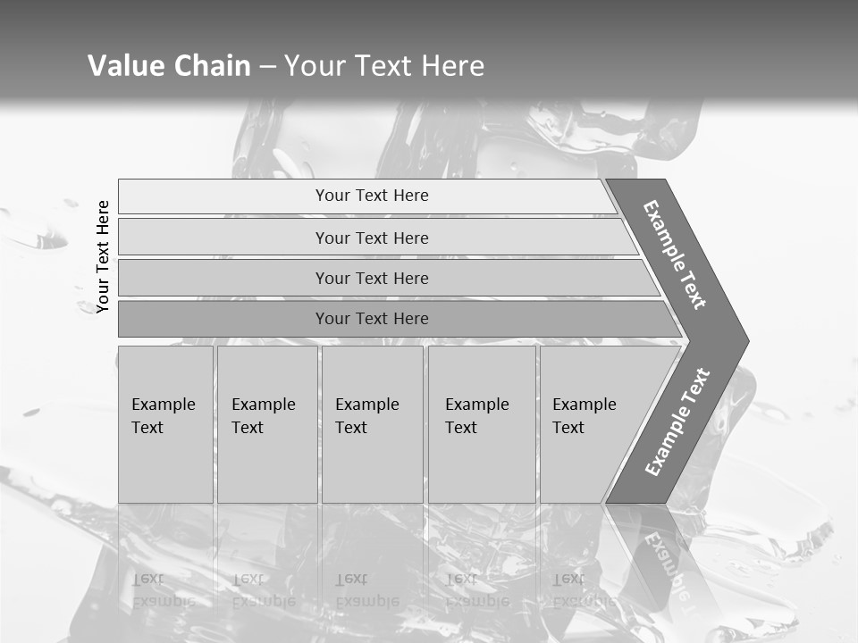 Refreshing Rocks Ice PowerPoint Template