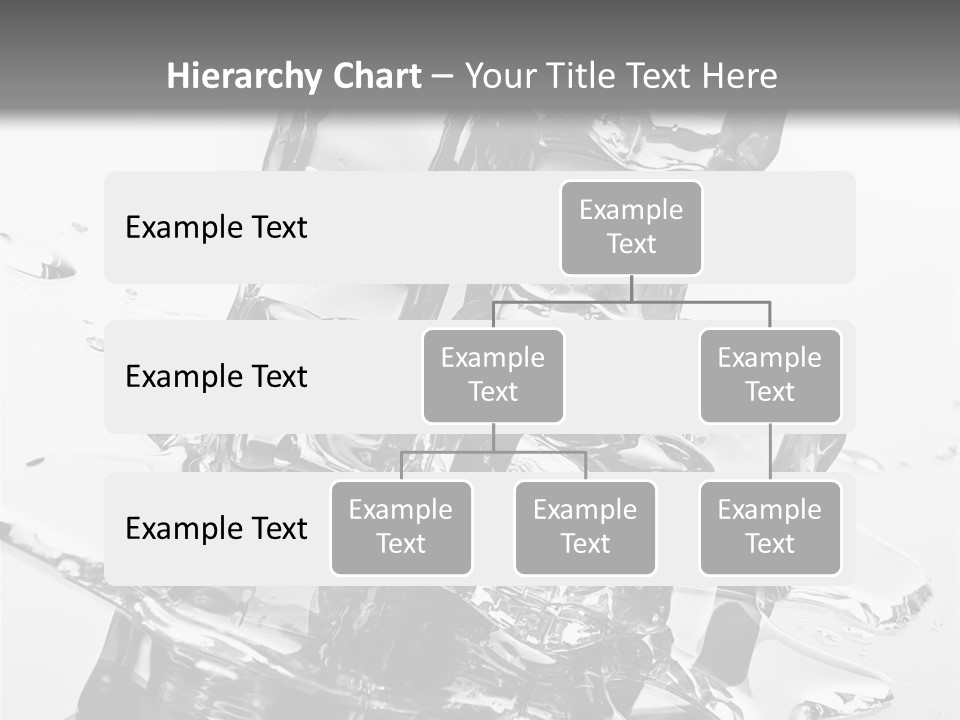 Refreshing Rocks Ice PowerPoint Template