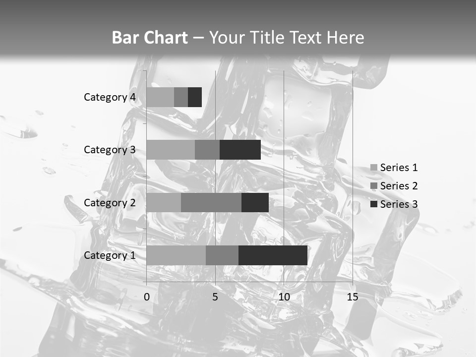 Refreshing Rocks Ice PowerPoint Template