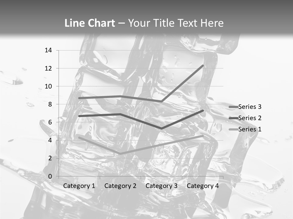 Refreshing Rocks Ice PowerPoint Template