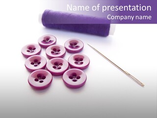 Group Needlework Old PowerPoint Template