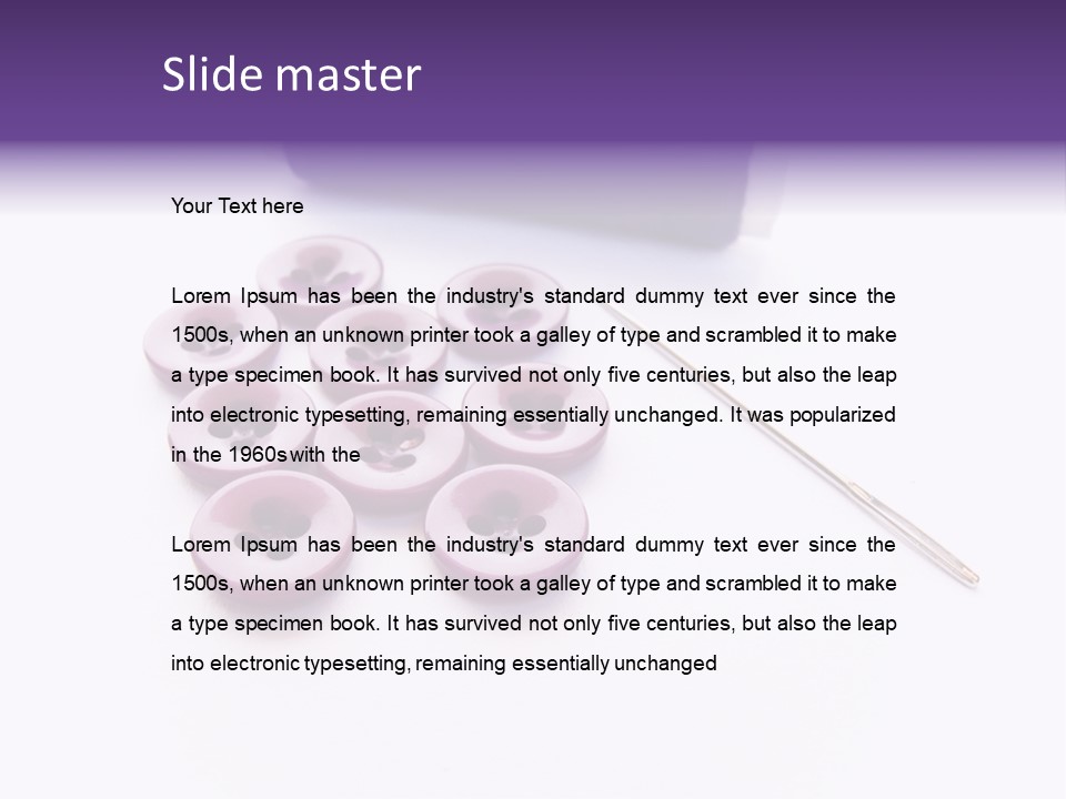 Group Needlework Old PowerPoint Template