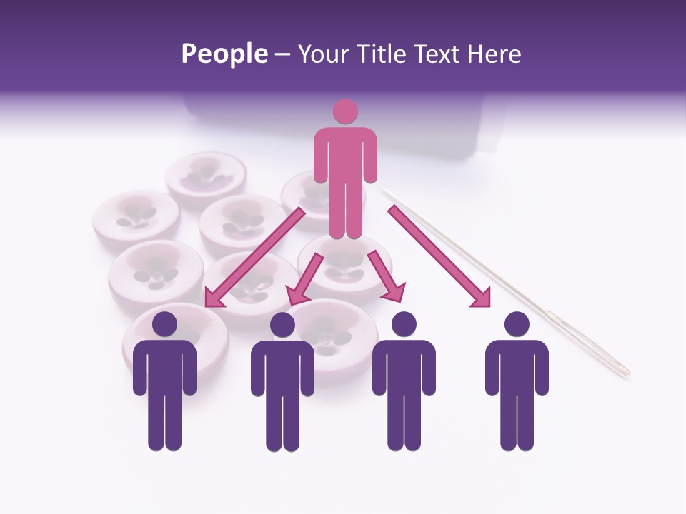 Group Needlework Old PowerPoint Template