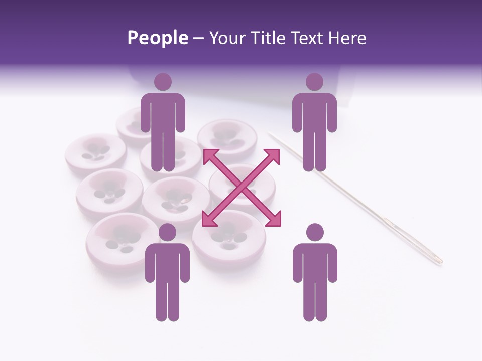 Group Needlework Old PowerPoint Template