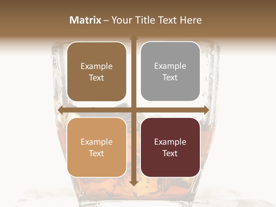 Alcohol Cold Beverage PowerPoint Template