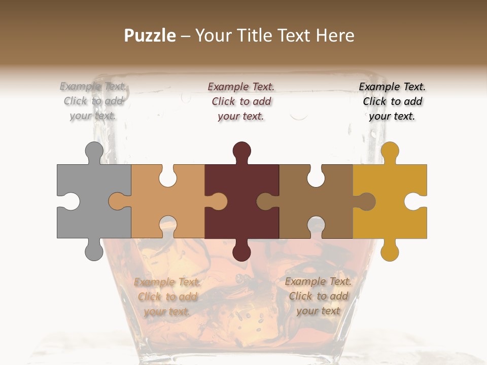 Alcohol Cold Beverage PowerPoint Template