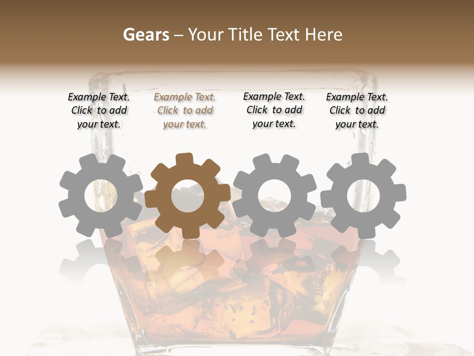 Alcohol Cold Beverage PowerPoint Template