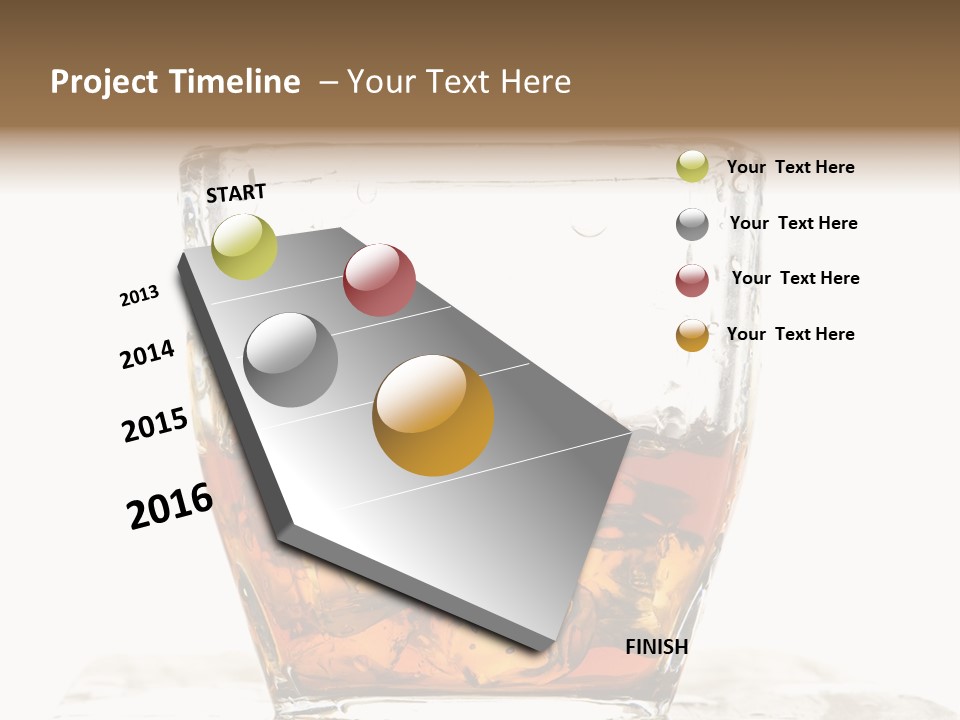 Alcohol Cold Beverage PowerPoint Template