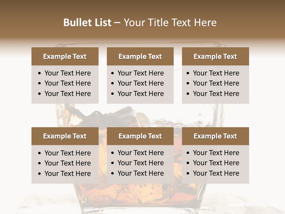 Alcohol Cold Beverage PowerPoint Template