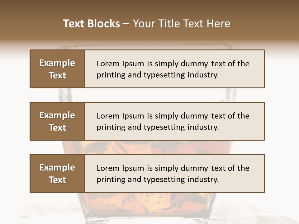 Alcohol Cold Beverage PowerPoint Template