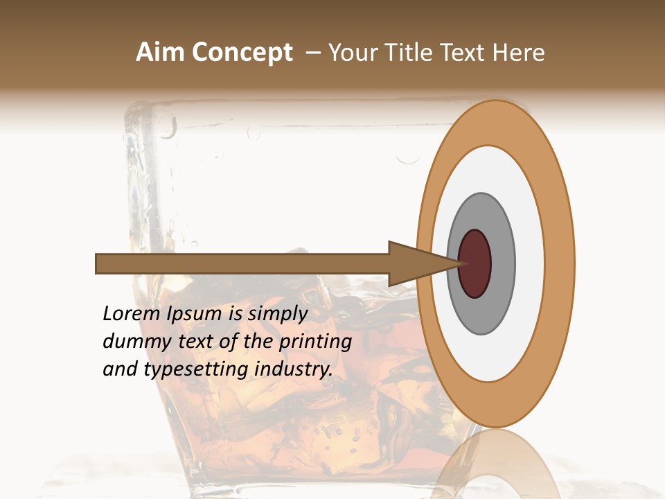 Alcohol Cold Beverage PowerPoint Template