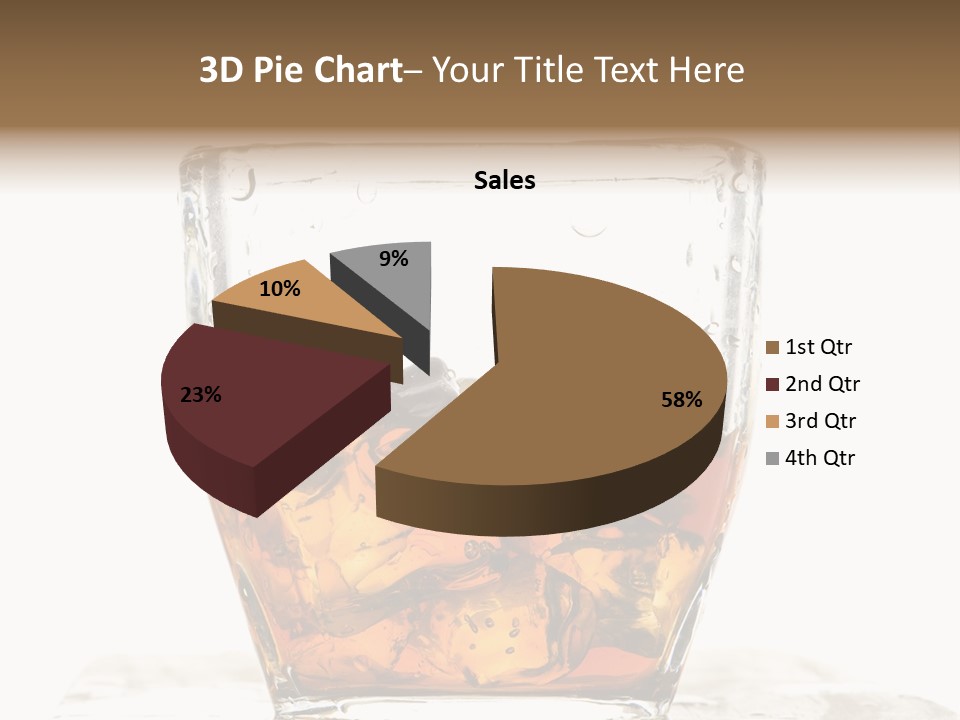 Alcohol Cold Beverage PowerPoint Template