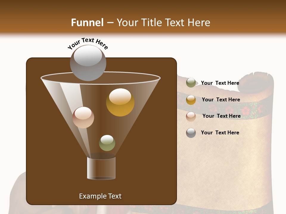 Gold Frame Santa PowerPoint Template