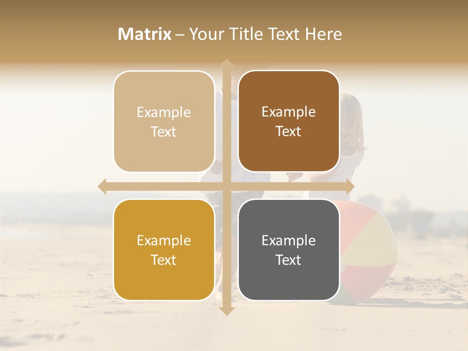 Smile Playful Beach PowerPoint Template