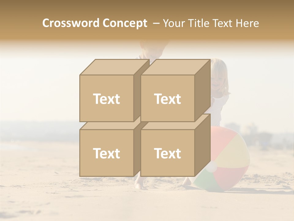 Smile Playful Beach PowerPoint Template