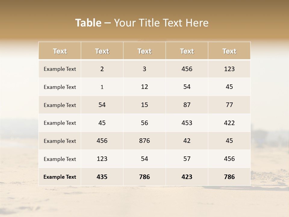 Smile Playful Beach PowerPoint Template