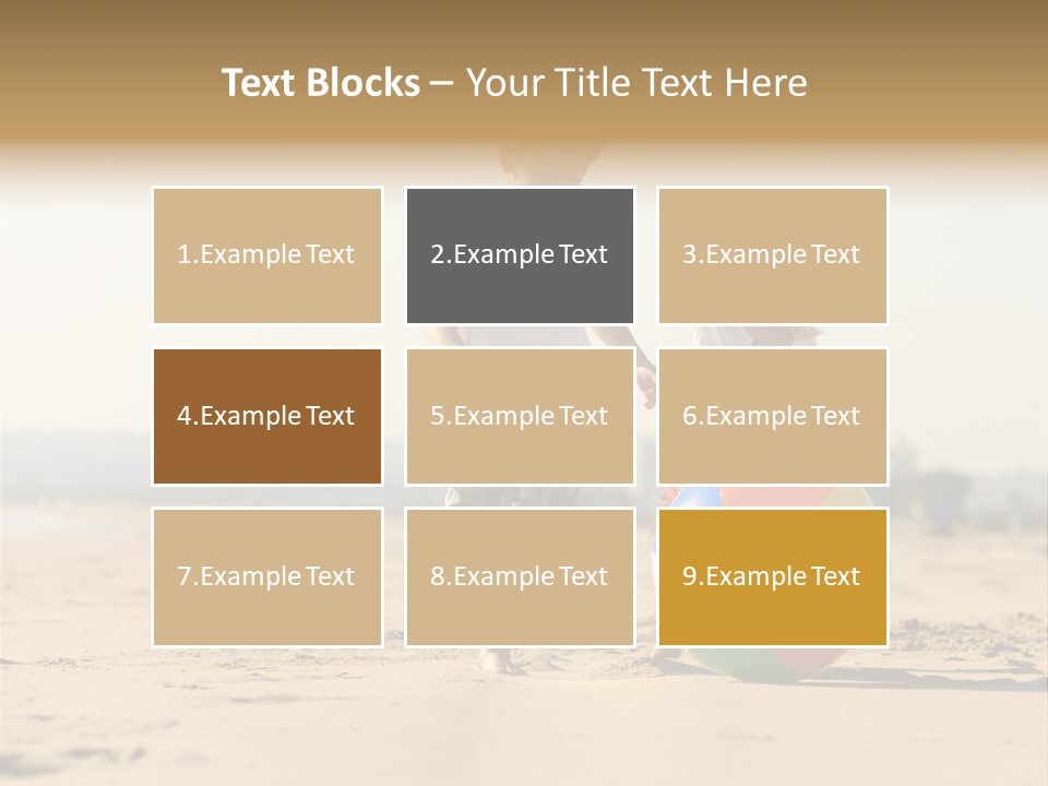 Smile Playful Beach PowerPoint Template