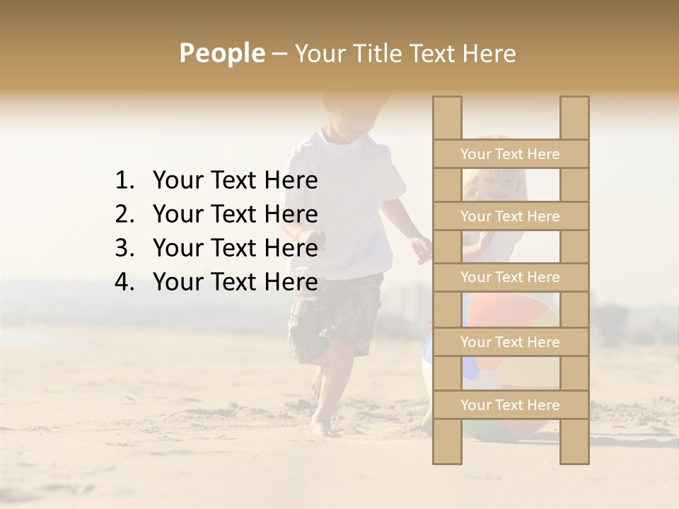 Smile Playful Beach PowerPoint Template