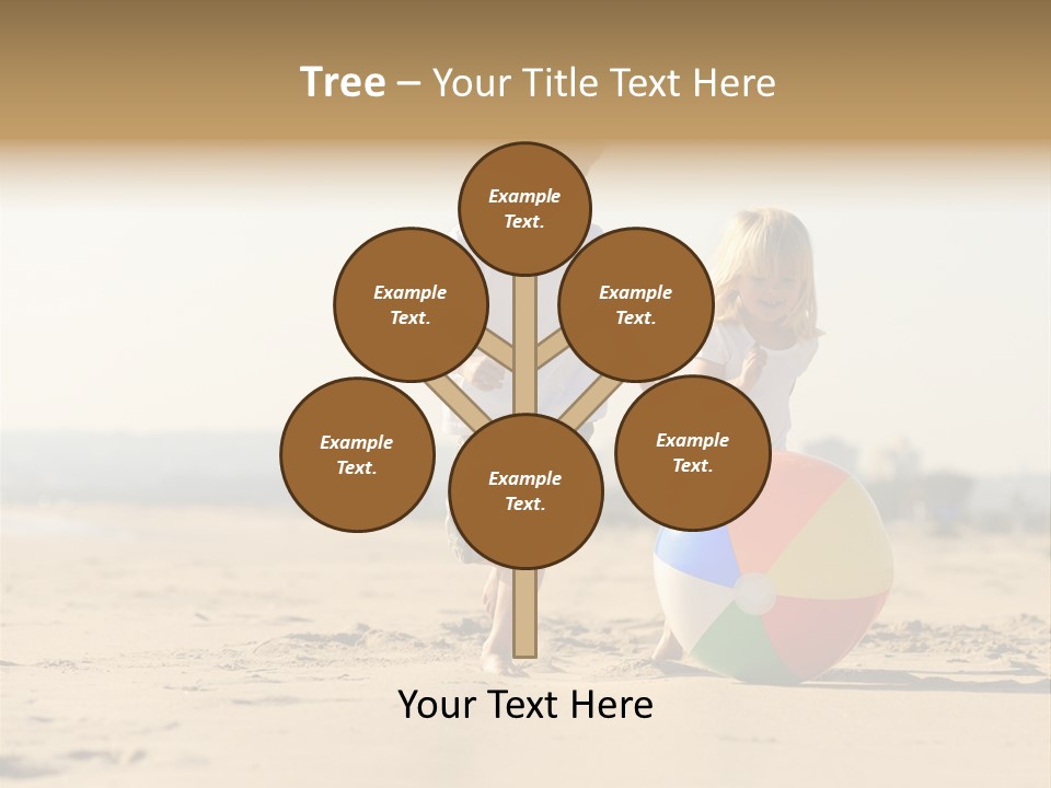 Smile Playful Beach PowerPoint Template