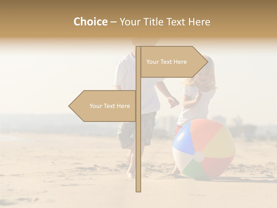 Smile Playful Beach PowerPoint Template