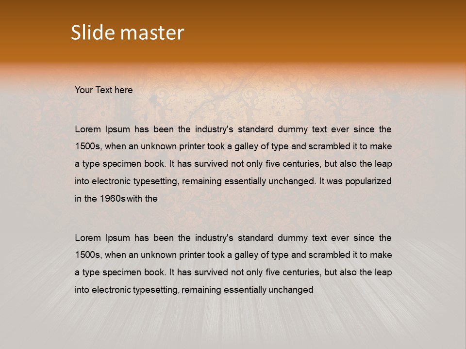 Retro Vintage Fashion PowerPoint Template