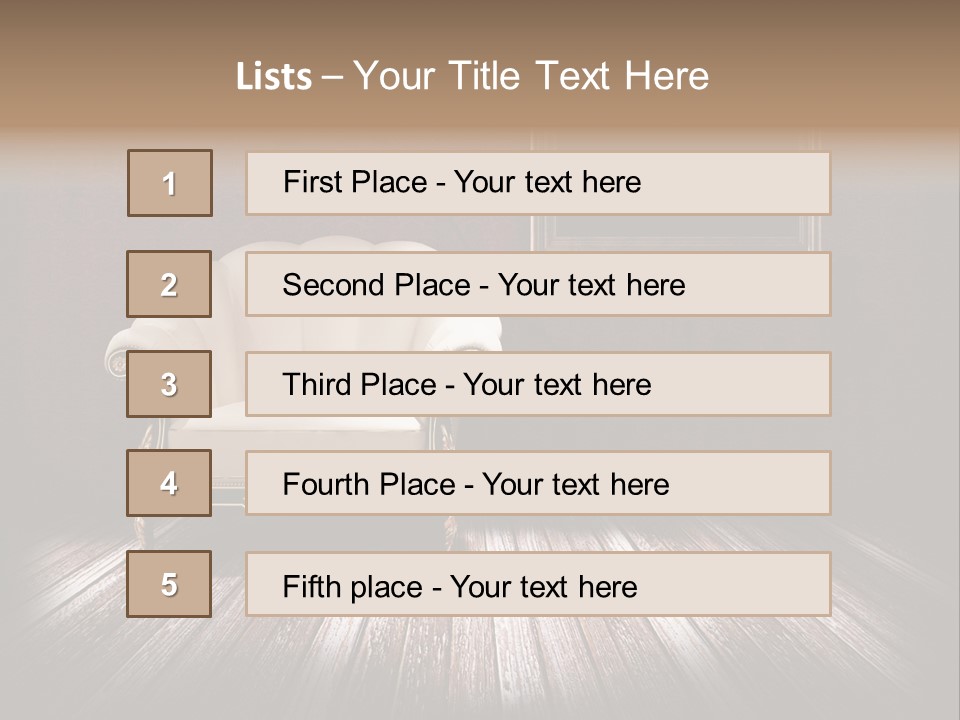 Wall Decorating Genuine PowerPoint Template
