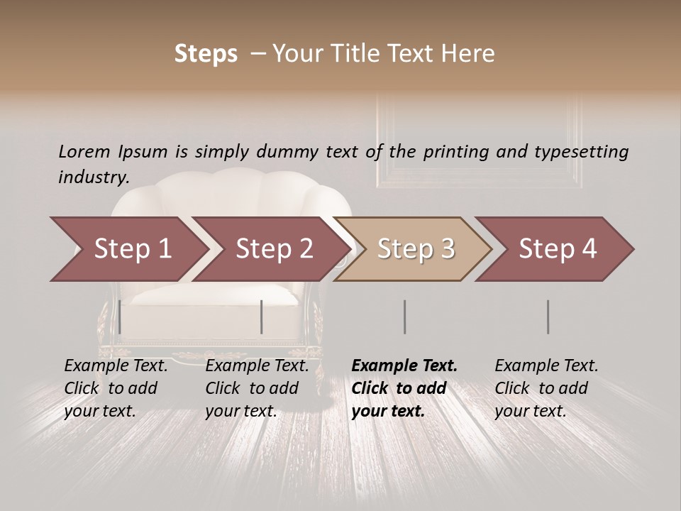 Wall Decorating Genuine PowerPoint Template