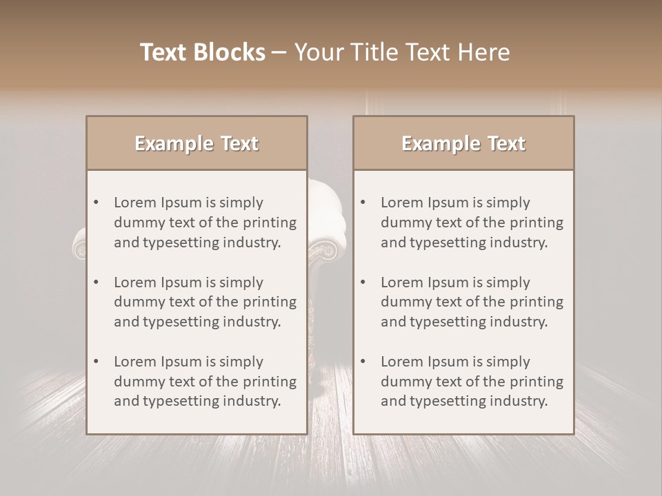 Wall Decorating Genuine PowerPoint Template